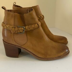 Sperry Liberty booties. Modern western feel
 10. Caramel brown w/ 2 3/4 “ heel.